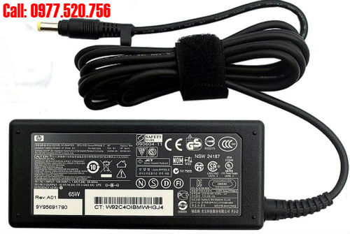 Sạc laptop HP 18,5V - 3,42A chân thường